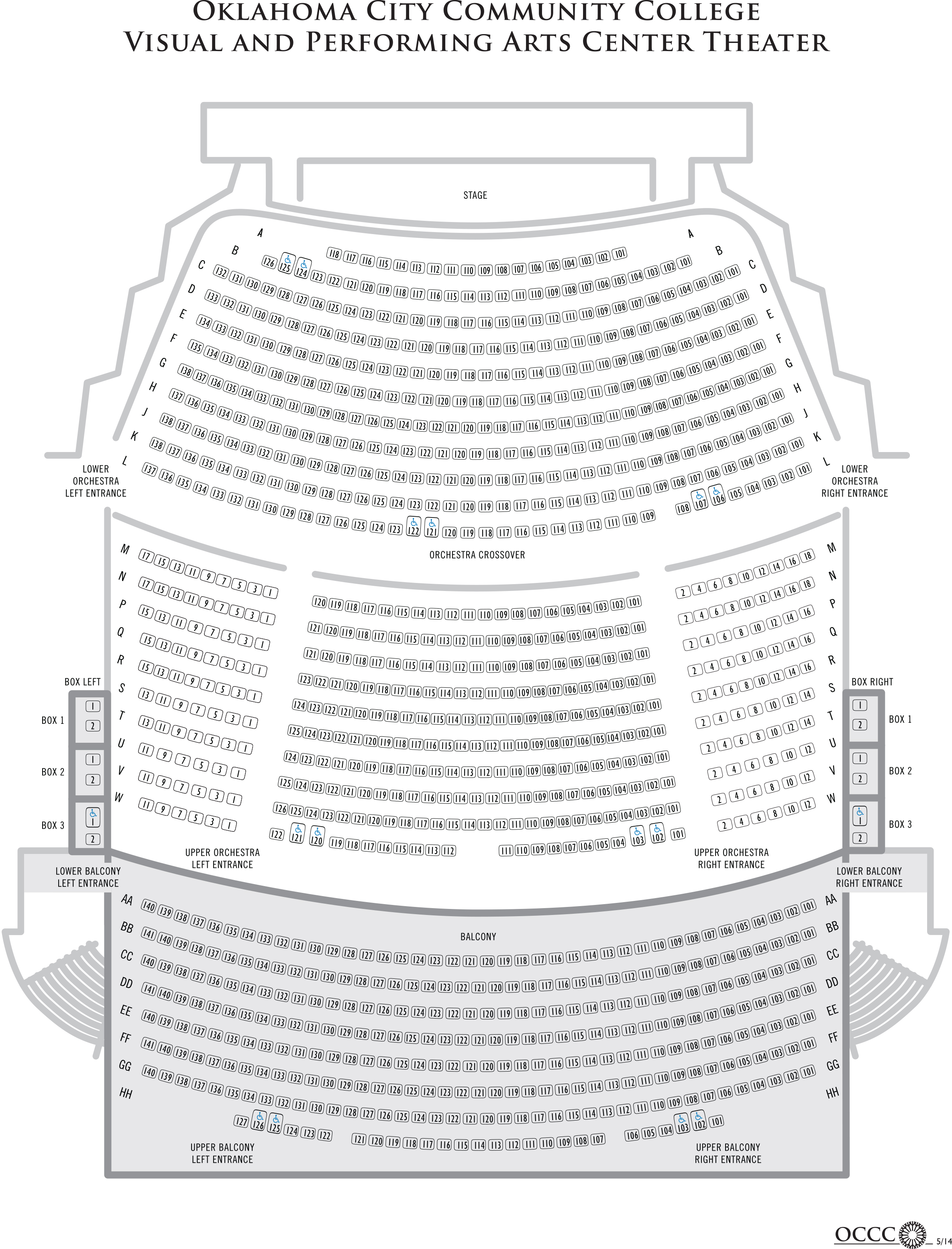 Hudson Performance Hall Okc Seating Chart