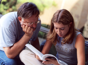 counselor helping a student