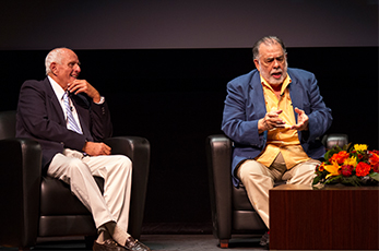 Francis Ford Coppola talks about his work while at OCCC.