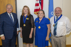OCCC Employees with OCCC President Steward