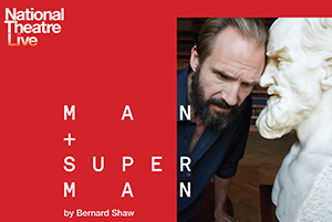 Ralph Fiennes in the NTL production of Man and Superman