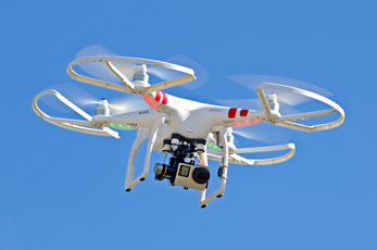 small Unmanned Aerial System, commonly known as a drone