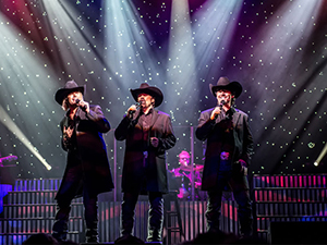 The Texas Tenors performing on stage