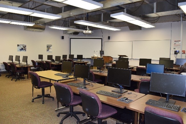 empty classroom