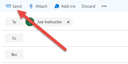Send icon location