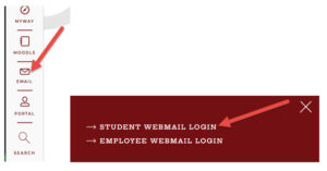 image of login screen