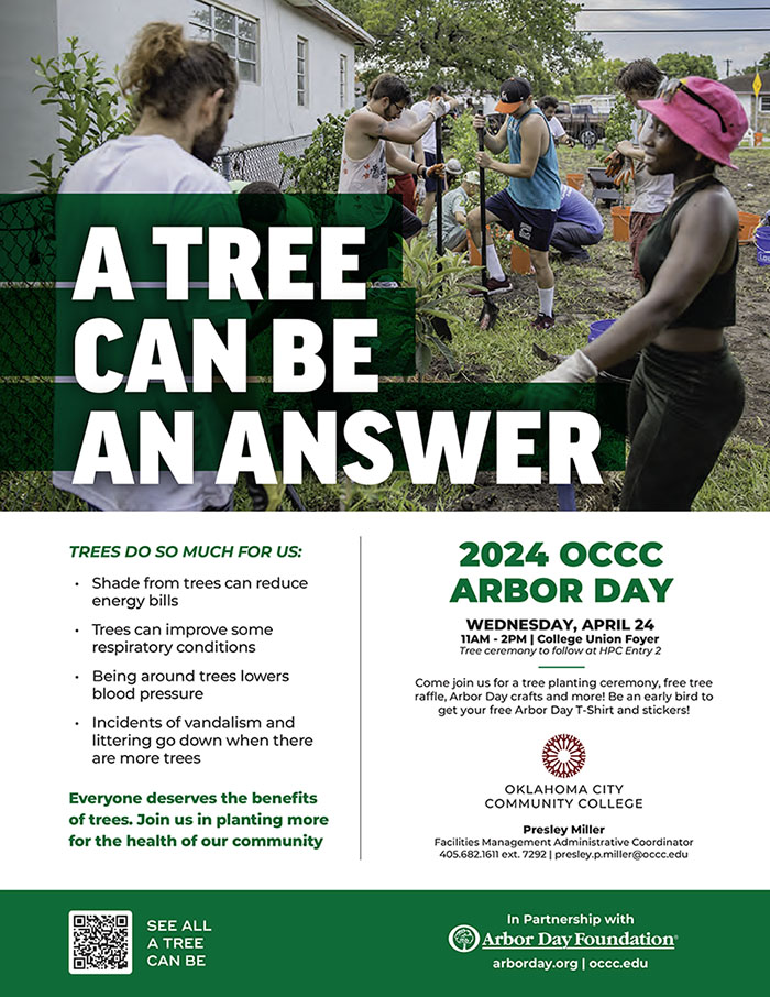 2024 OCCC Arbor Day - Oklahoma City Community College