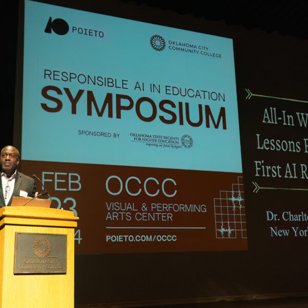 Vice Provost for Faculty Engagement, Pathways & Public Interest Technology at New York University Dr. Charlton McIlwain delivers the symposium’s keynote address.