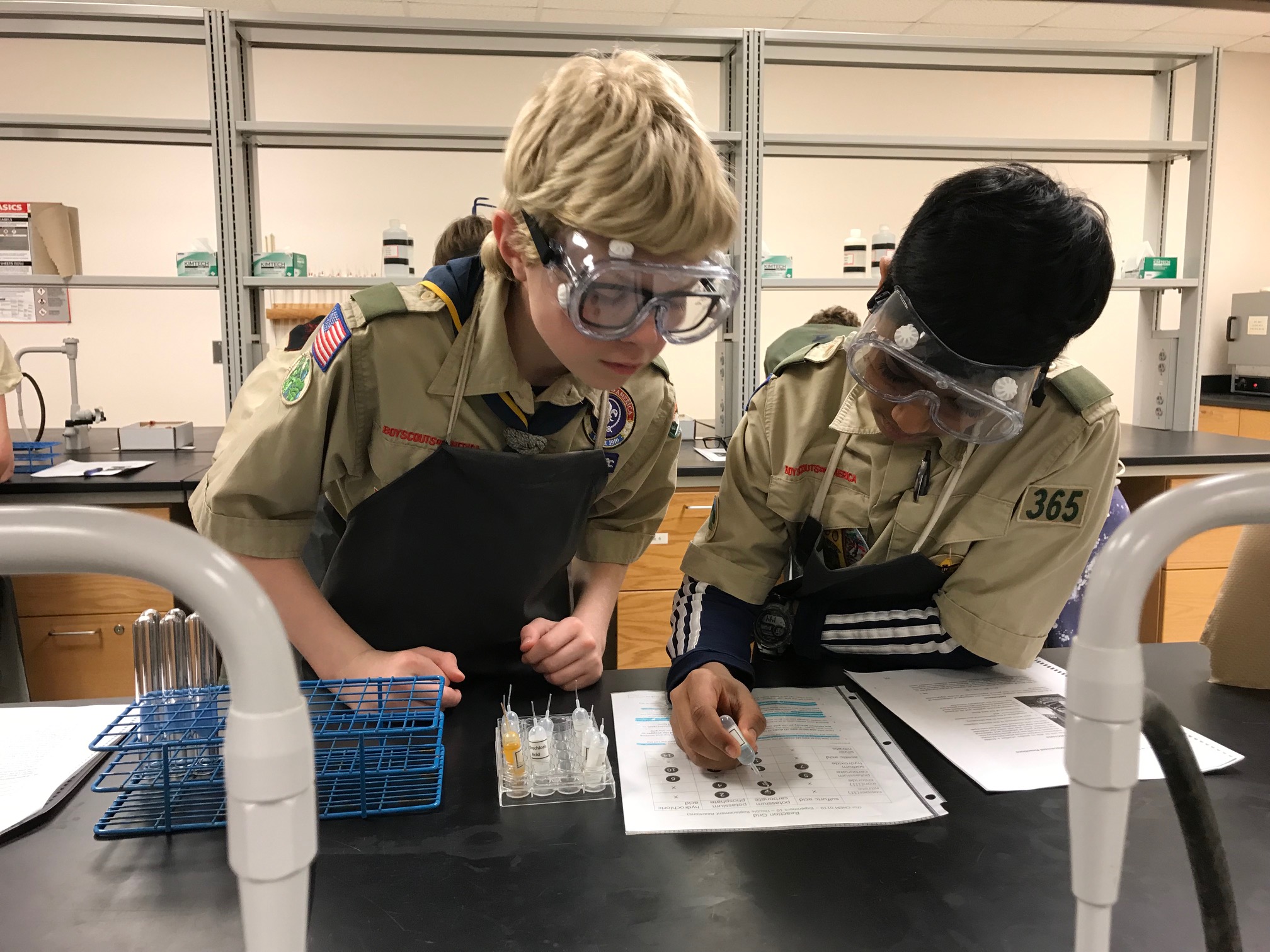 Students in Badge classes